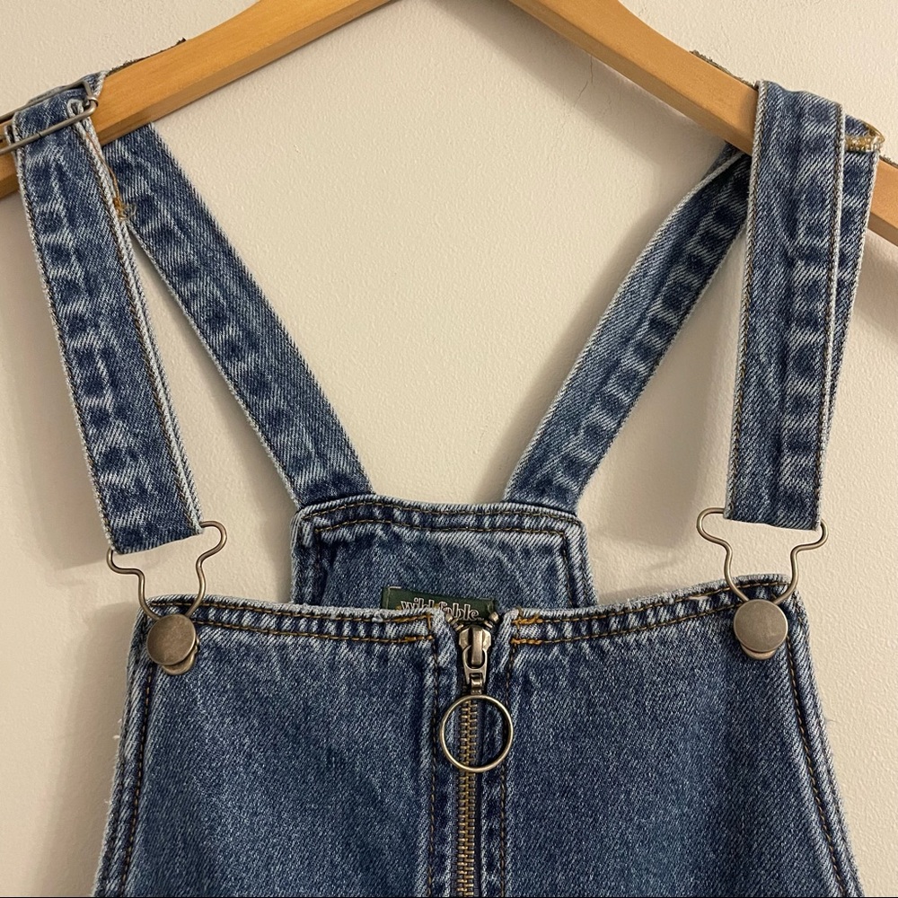 NWT Wild Fable Mini Denim Jean Dress with Zipper Front - Picture 2 of 8